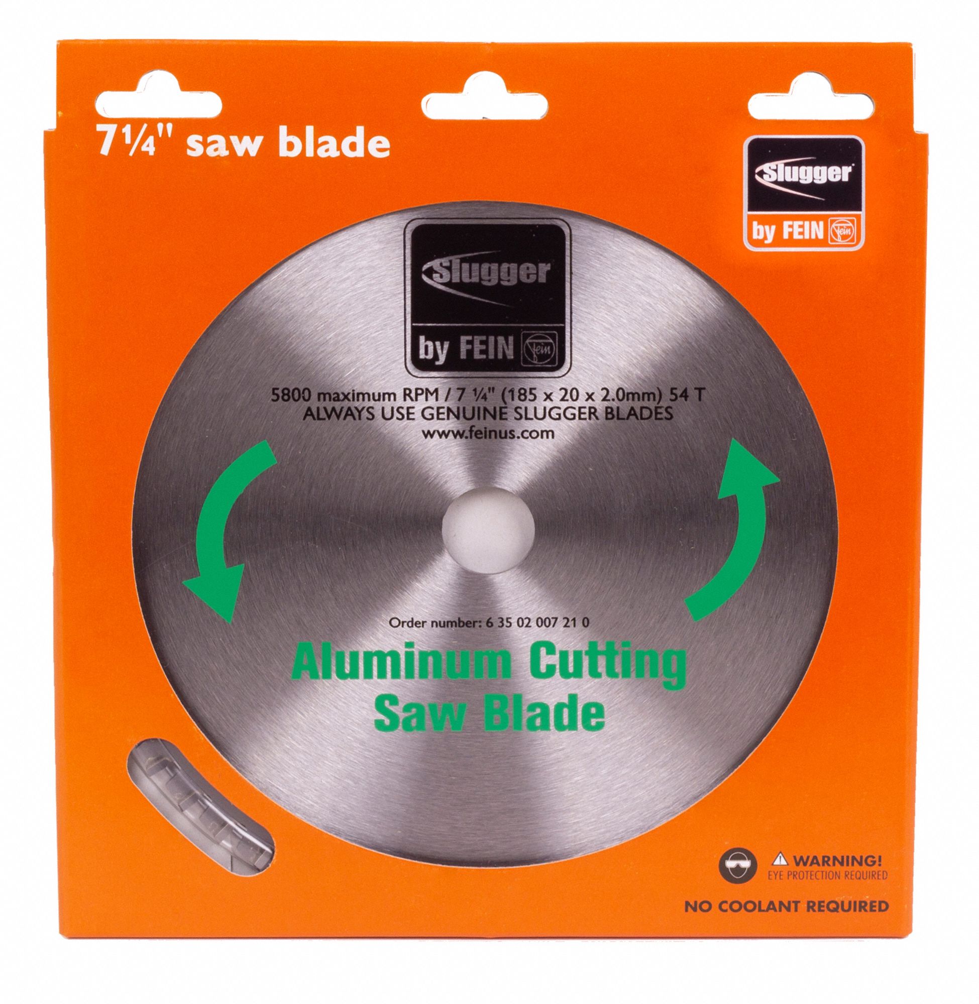 FEIN Circular Saw Blade, Aluminum, Ferrous Metals, Non-Ferrous Metals