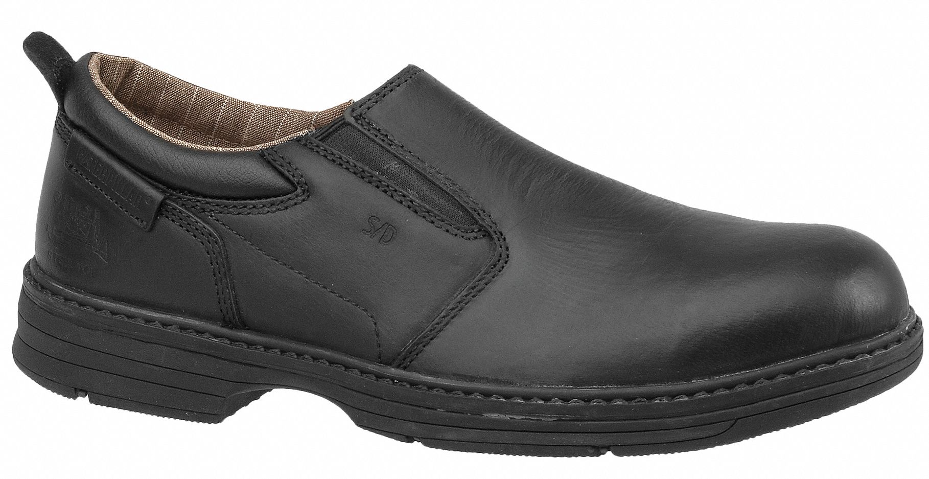 Cat P90098 Cat Footwear Loafer Shoe, 9, M, Men's, Black, Steel Toe Type