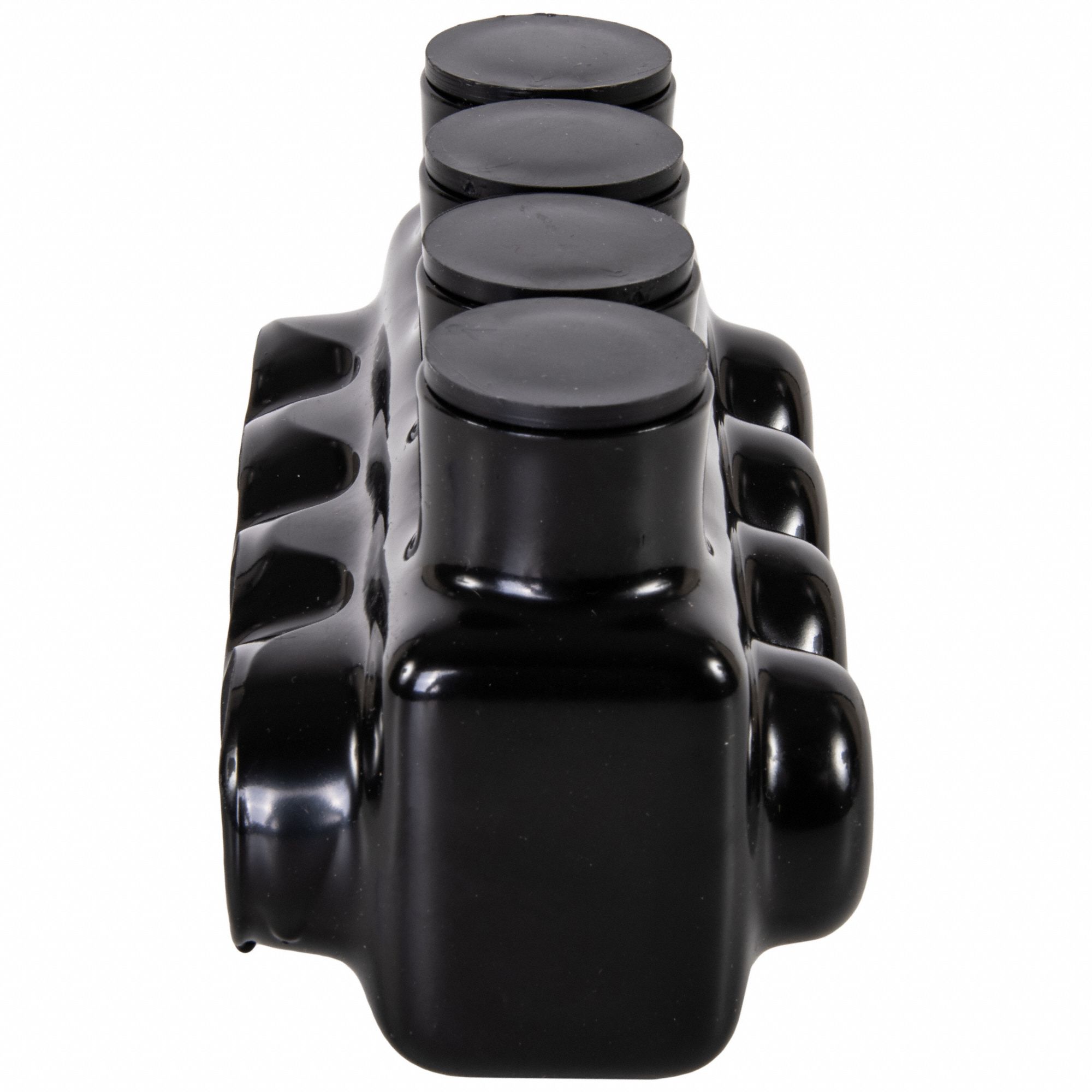 POLARIS Insulated Multitap Connector Black, 4 Ports, 14 AWG 1/0 AWG