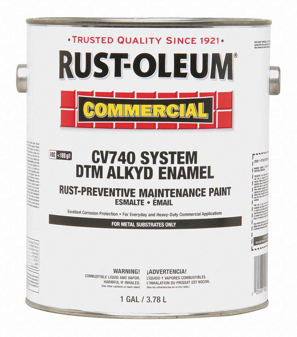 RUSTOLEUM Alkyd Enamel Paint,White,1 gal. 34UP19282729 Grainger