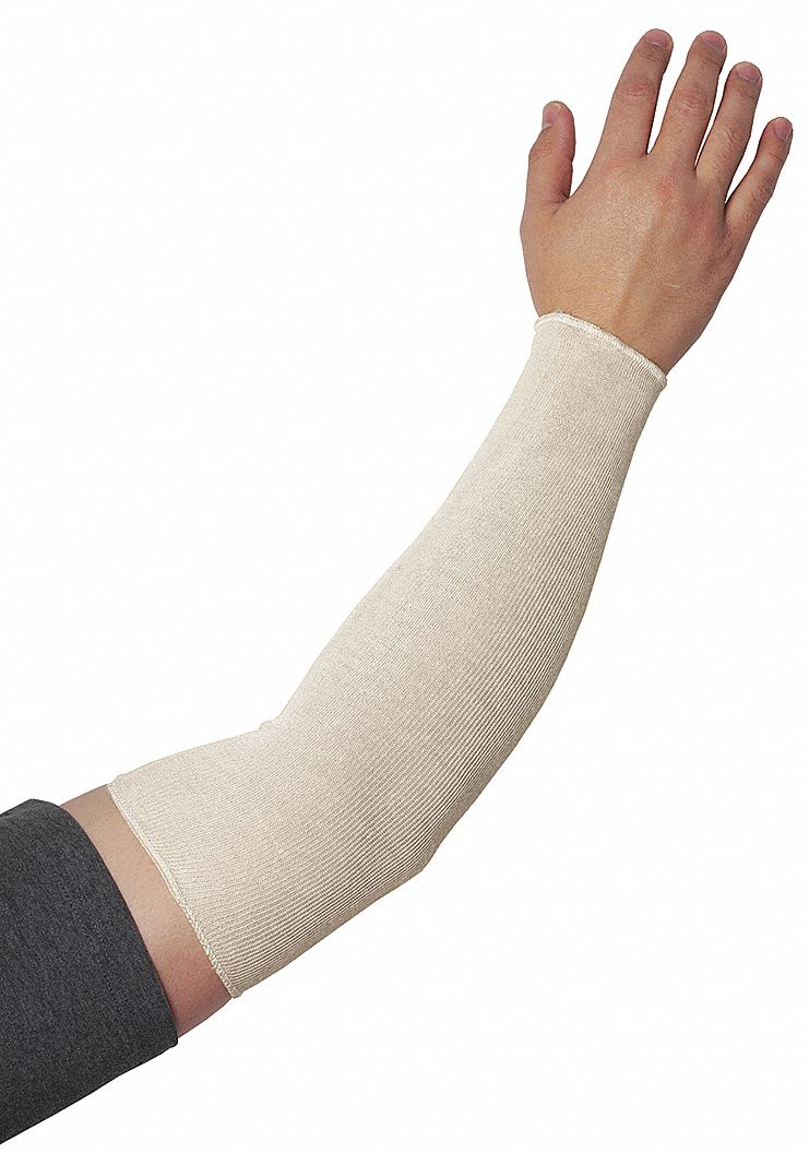 PIP Cotton Protective Sleeve, 16"L, White 34VH5031CS16 Grainger