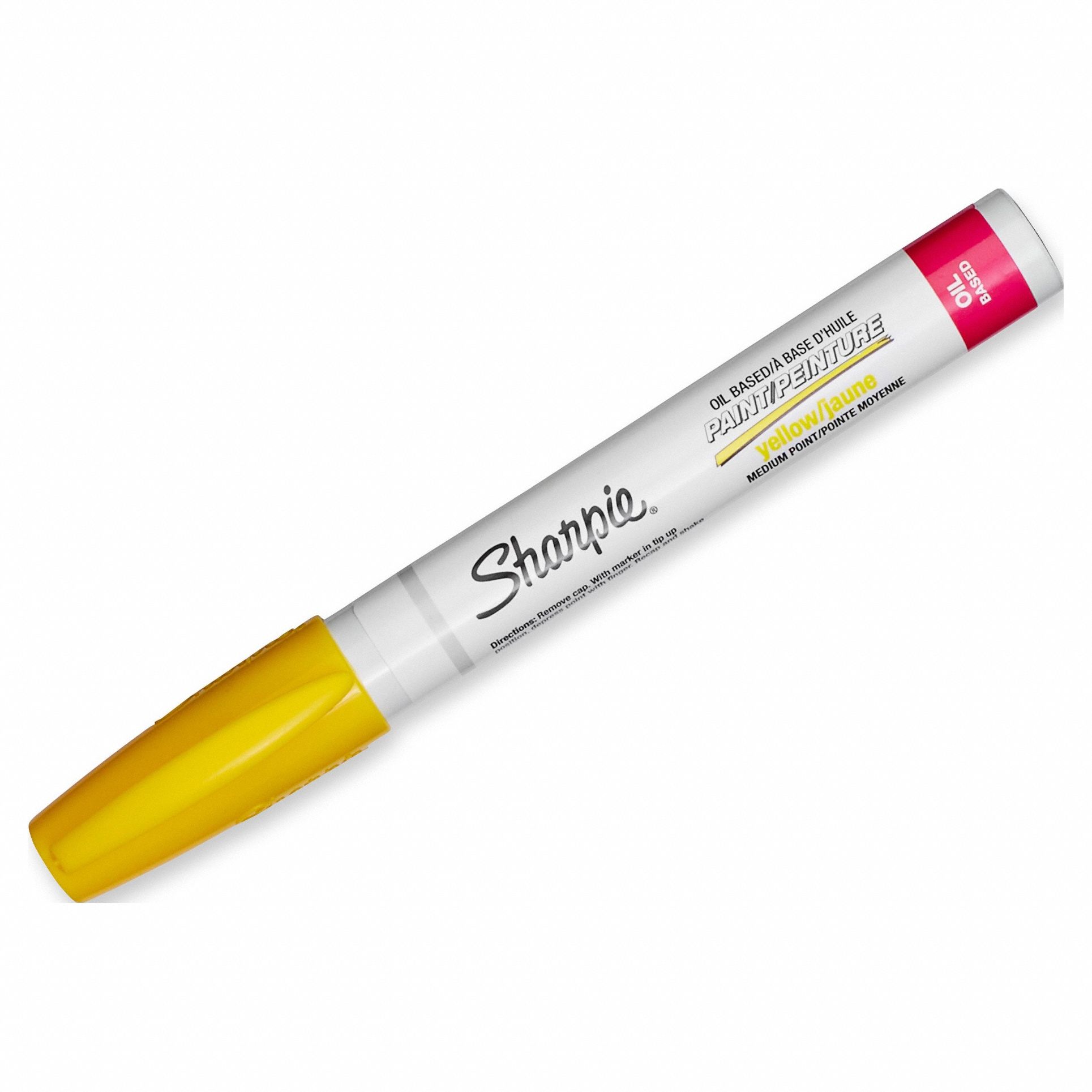 SHARPIE, Fiber, Medium Tip Size, Paint Marker 462D4935554 Grainger