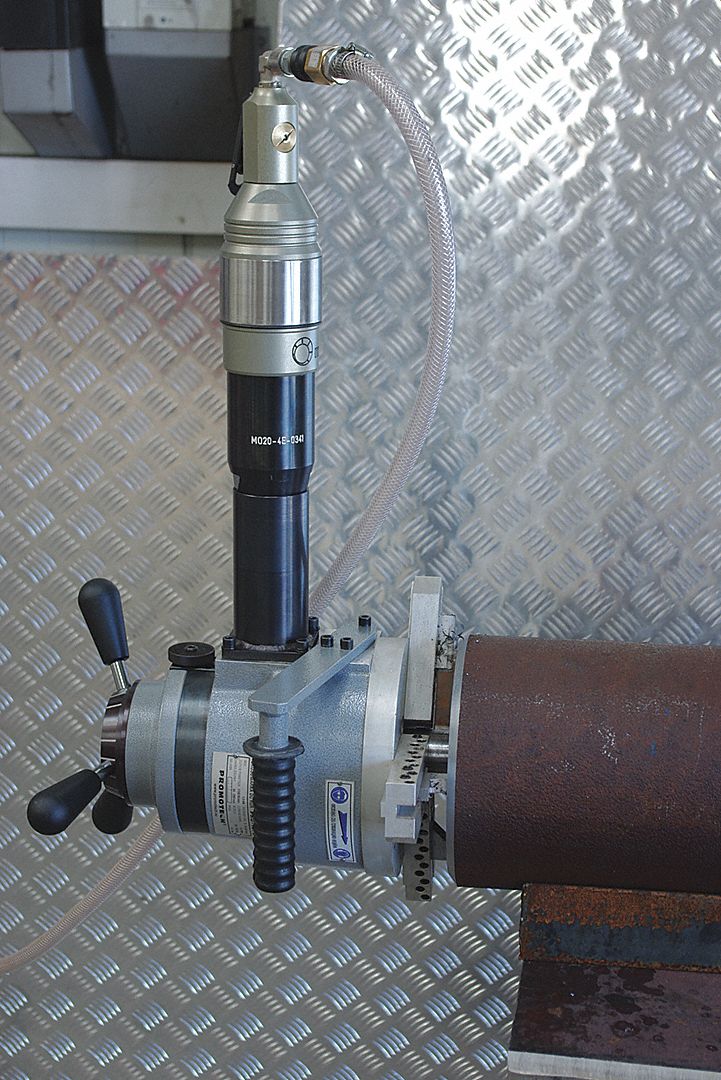 STEELMAX Portable Pneumatic Pipe Beveling Machine 35DT98SMPB10 Grainger