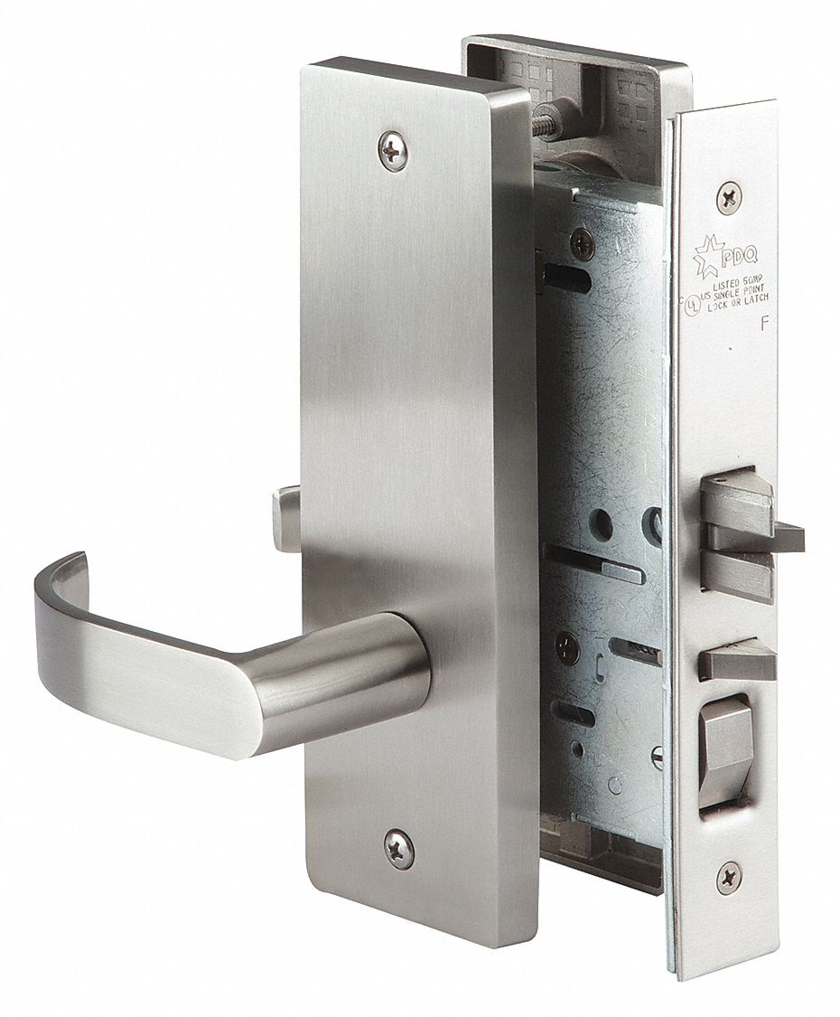 GRAINGER APPROVED Electrified Mortise Lock, Electrical, Keyed Different