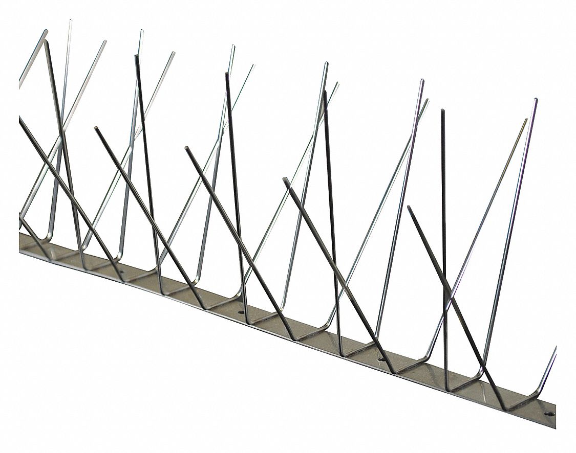 BIRD BARRIER Bird Repellent Spikes, Weight 6.88 lb, Used For Bird