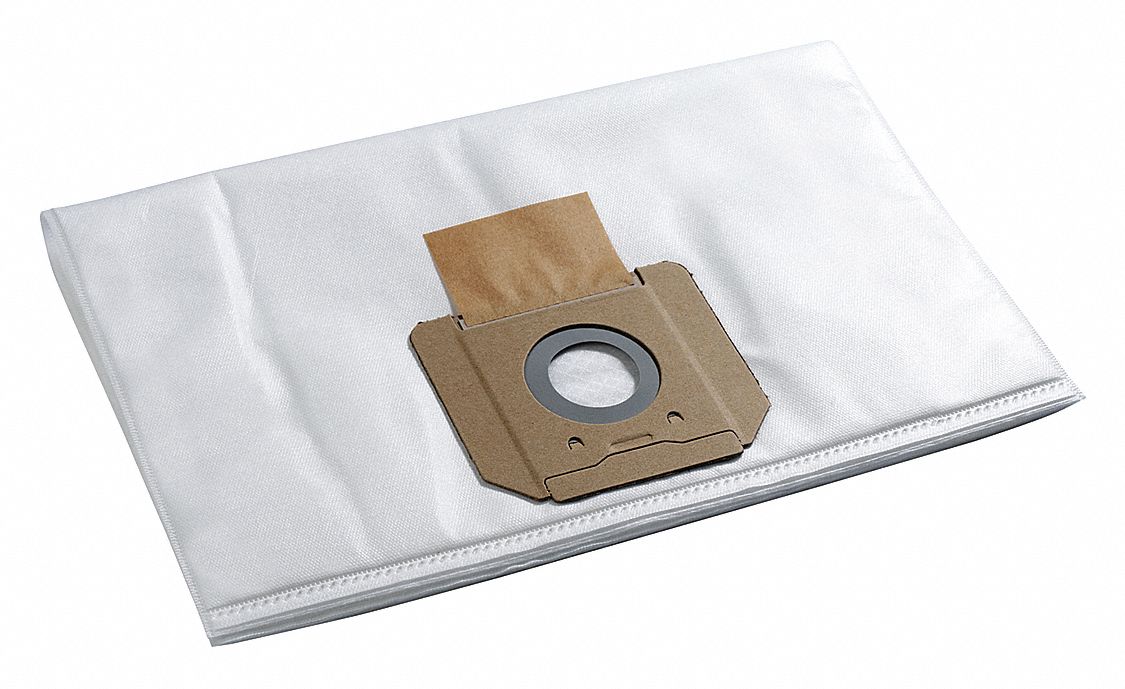 BOSCH Vacuum Bag, Fleece, 1Ply, Standard Bag Filtration Type 35KF51