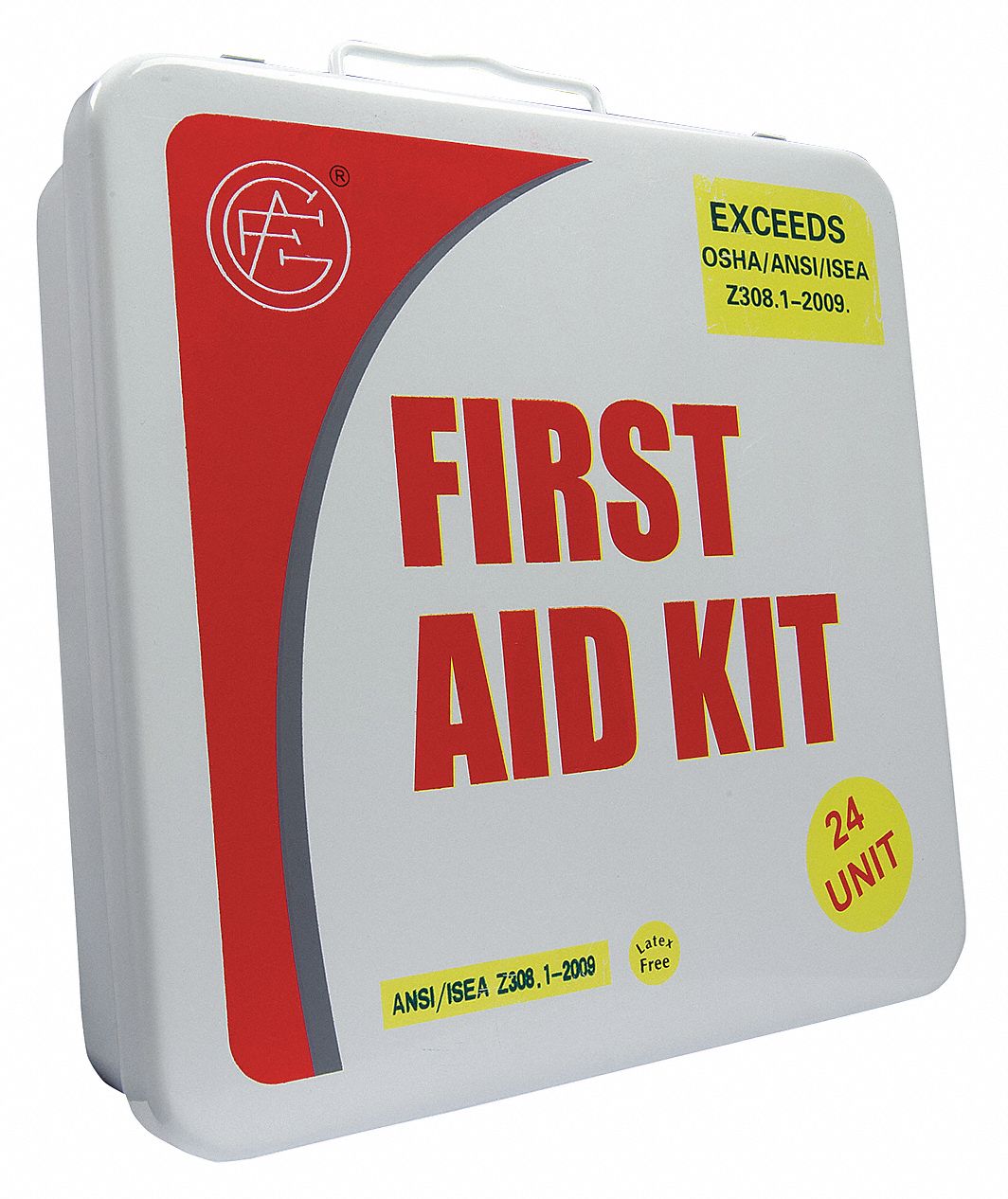 GRAINGER APPROVED First Aid Kit, Kit, Metal, Industrial, 50 People