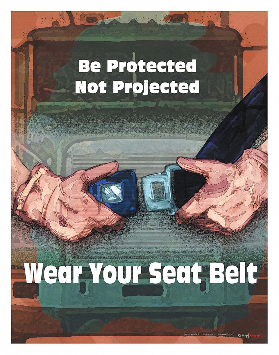 Safety Poster, Safety Banner Legend Be Protected Not