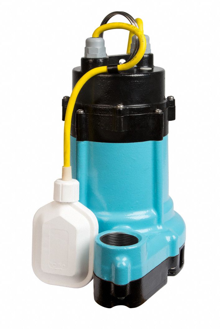 LITTLE GIANT Submersible Sump Pump, HP 1/2, Max. Head 30 ft, Flow Rate