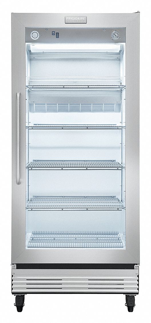 FRIGIDAIRE Refrigerator, Commercial, Stainless Steel, 32" Overall Width