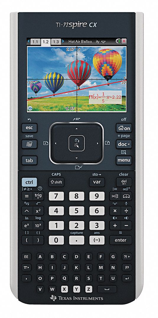 TINspire™ Color Graphing Calculator, Graphic Display Digits, 7 1/2 in