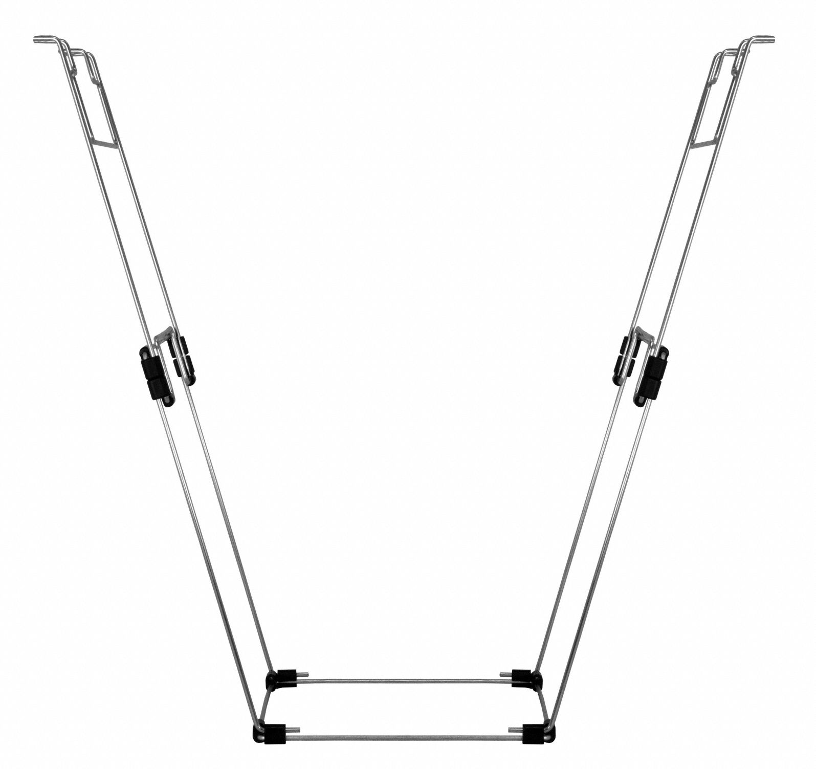 BAG BUDDY Adjustable Bag Holder, 14 1/2 in Width, 35 in Height, 14 1/2