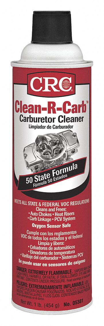 CRC Carburetor Cleaner;Aerosol Can;20 oz.;Flammable;Non Chlorinated