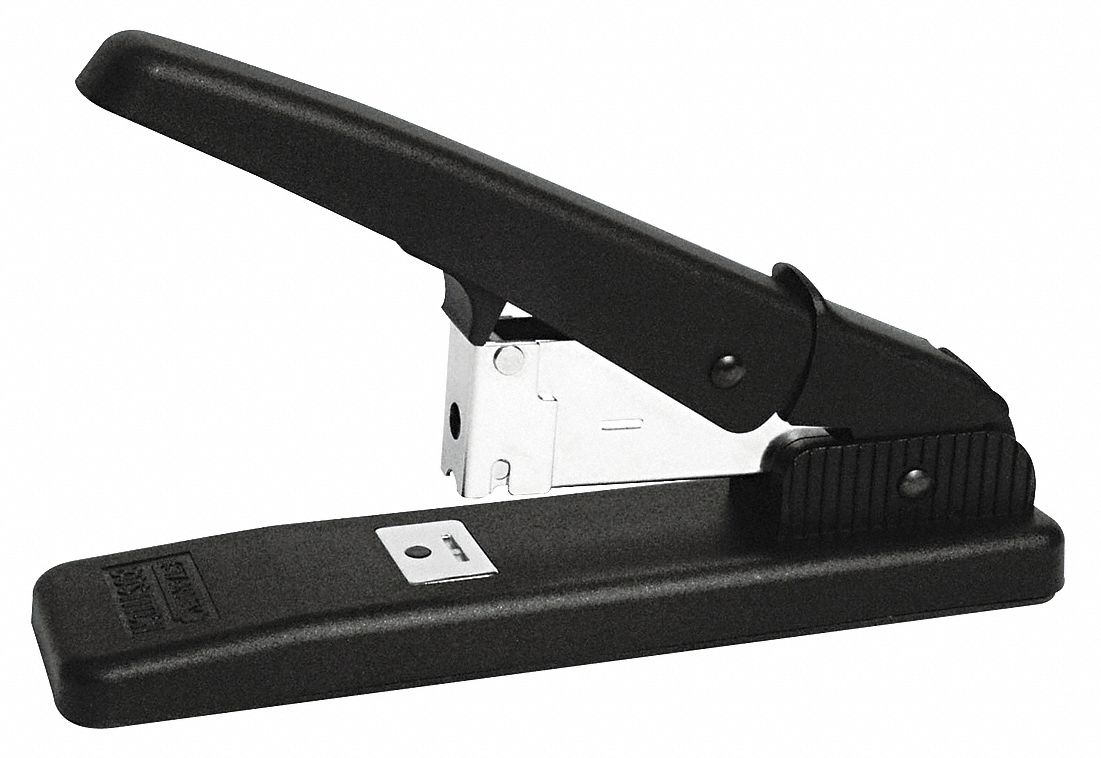 STANLEY BOSTITCH, 60 Sheet Capacity, Black, NoJam(TM) Desktop Heavy
