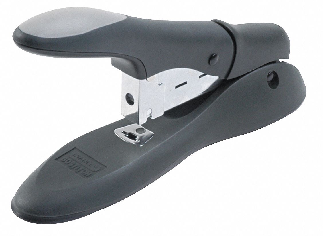 STANLEY BOSTITCH, 60 Sheet Capacity, Gray, NoJam(TM) Personal Heavy