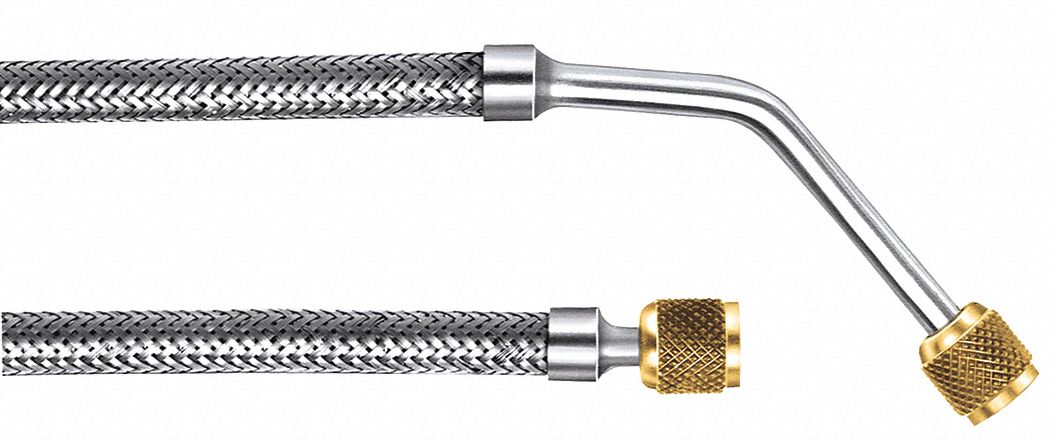 JB INDUSTRIES Flexible Metal Hose , For Use With Vacuum Pumps for Evacuations Procedures