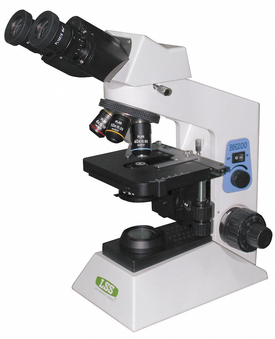 LAB SAFETY SUPPLY Microscope, Binocular, 40X to 1000X Optical