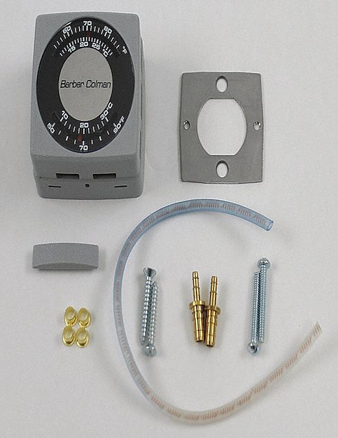 SCHNEIDER ELECTRIC Thermostat, 2 Pipe, 55/85 Degrees F, Fits Brand