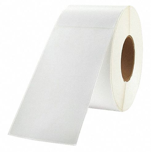GRAINGER APPROVED Thermal Transfer Label Rolls Ribbon Required