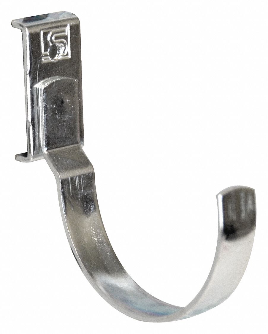 TRESTON Steel JHook, Hanging Mounting Type, Silver, Finish Natural