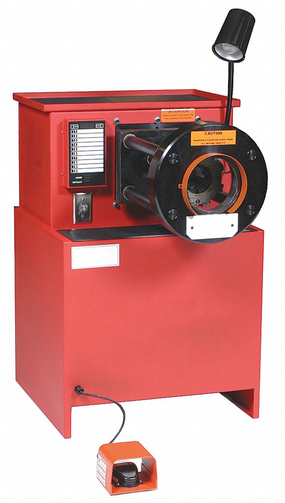 EATON AEROQUIP, 2 in Max, HydraulicPowered, Hydraulic Hose Crimping Machine 35Z762FT1390115