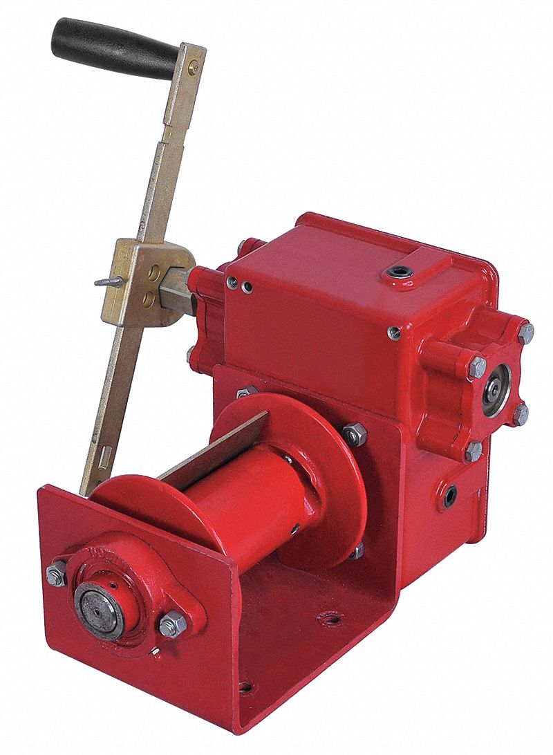 DAYTON 35Z849 Hand Winch,Worm Gear,w/ Brake,2000 lb. 190735274026 eBay