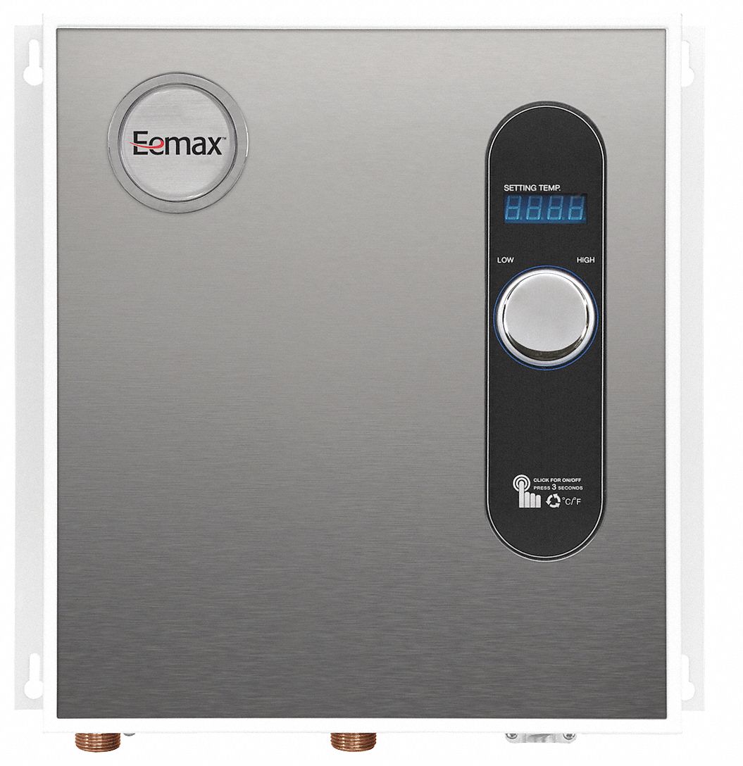 EEMAX 240V General Purpose Electric Tankless Water Heater, 24,000 W