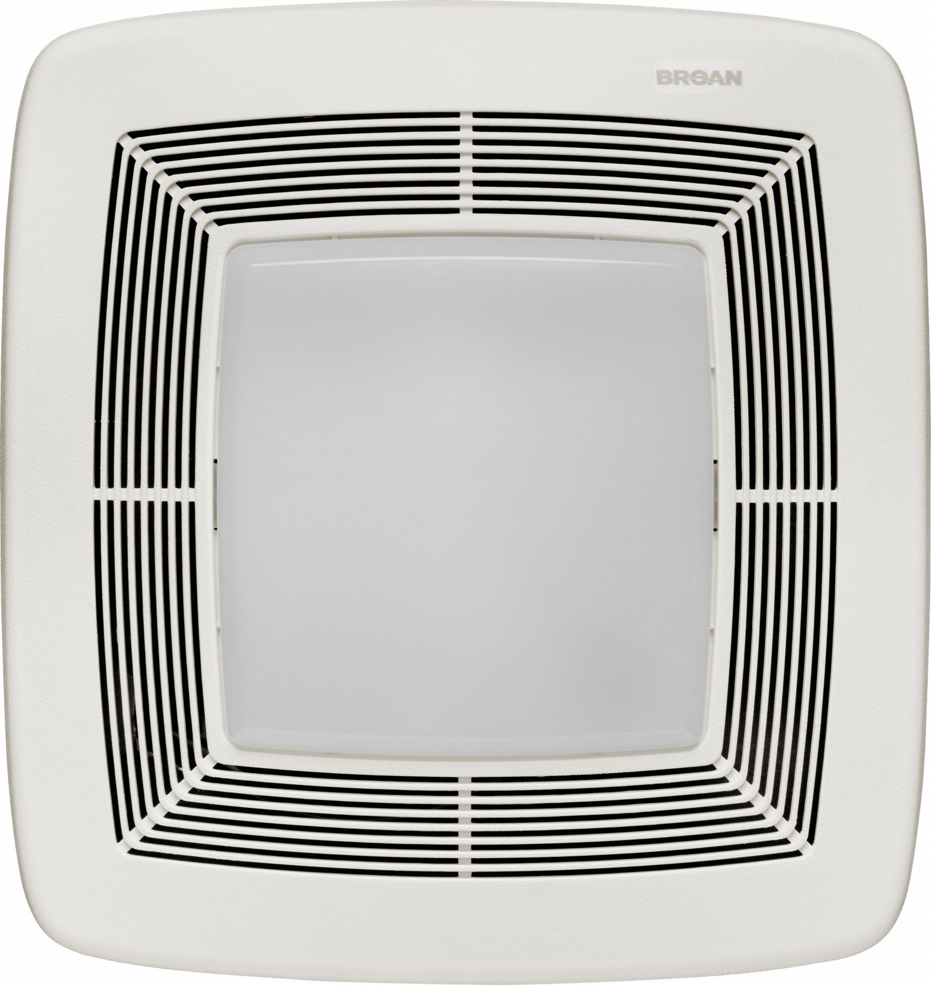 BROAN 10 1/2 in x 11 3/8 in x 7 5/8 in Medium Profile Bathroom Fan, 110