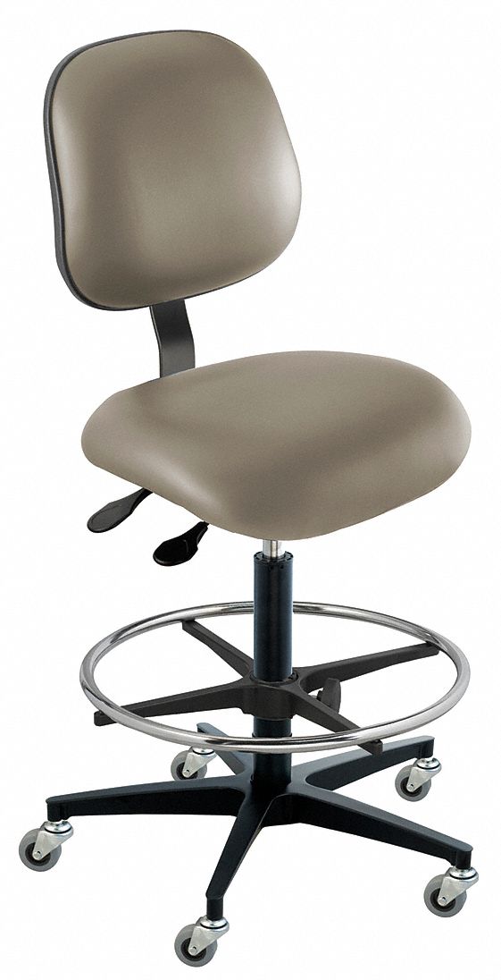BIOFIT Ergonomic Chair Vinyl (Antibacterial), 22 in to 32 in, 300 lb