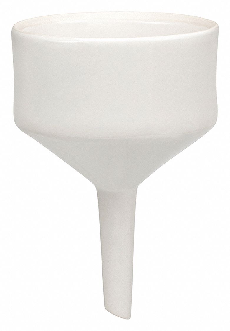 CHEMGLASS 600 mL Ceramic Funnel, Buchner, Stem OD 18.1 mm, Stem Length