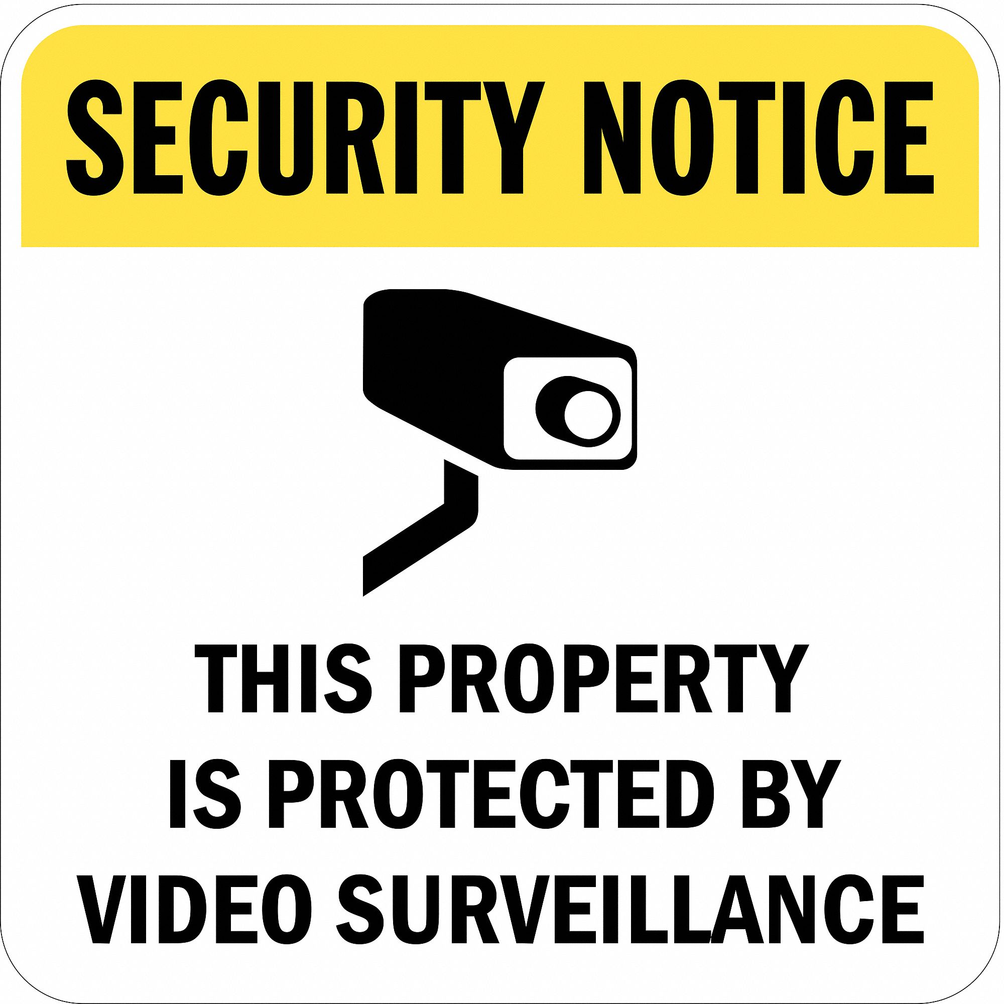LYLE Property Sign, This Property is Protected By Video Surveillance