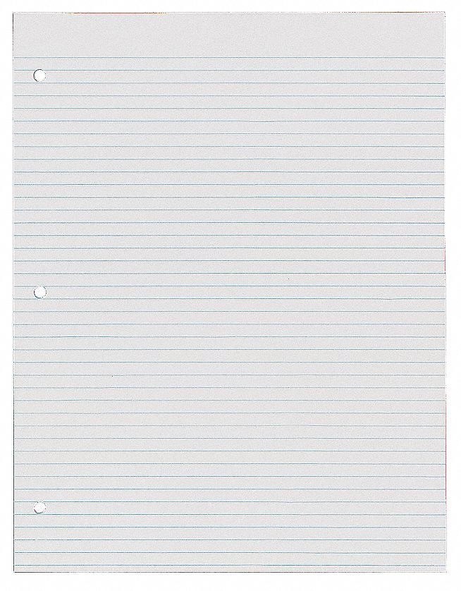 ABILITY ONE Looseleaf Paper 16 lb Paper Wt, 30 Recycled Content