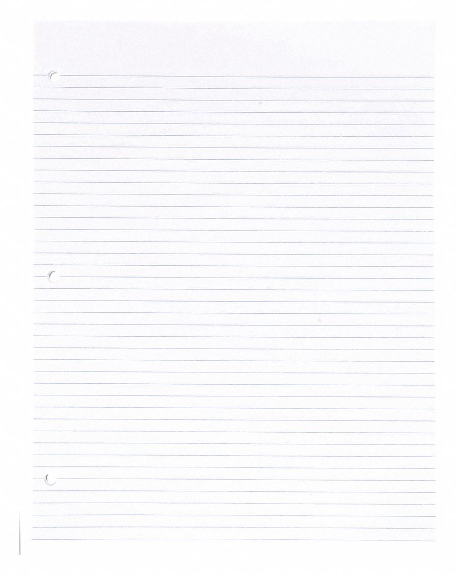 ABILITY ONE, 16 lb Paper Wt, 30 Recycled Content, Looseleaf Paper