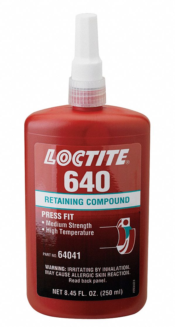 LOCTITE Retaining Compound, 8.45 oz Bottle, 3,000 Shear Strength (PSI
