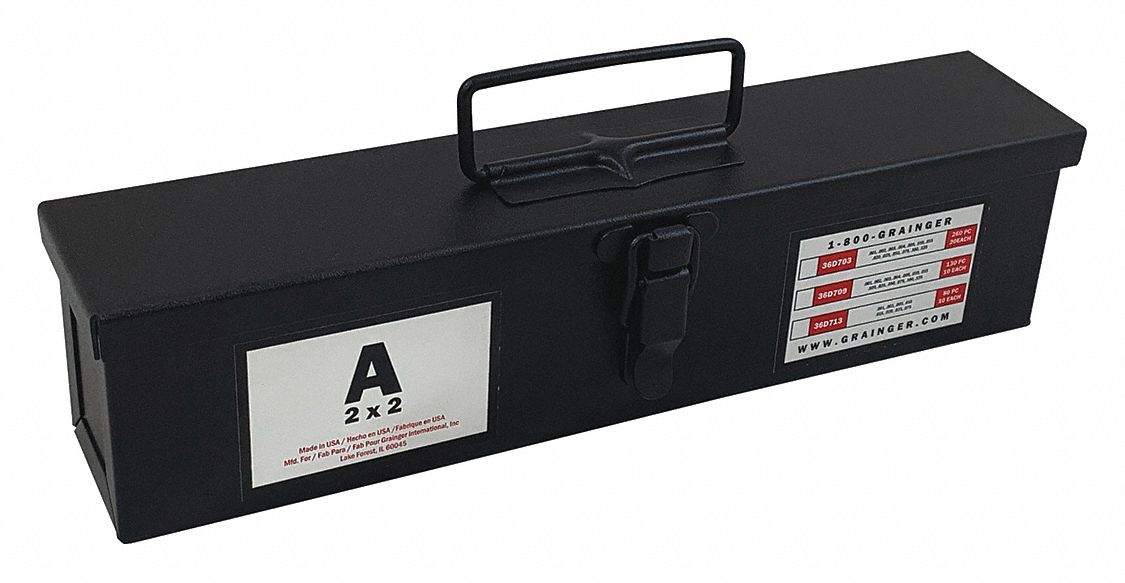 GRAINGER APPROVED Stainless Steel Slotted Shim with Tab Assortment, 130