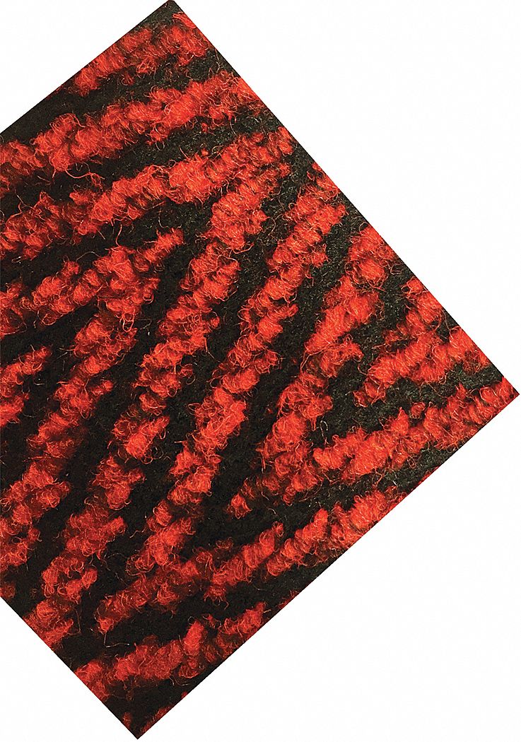 GRAINGER APPROVED Entrance Mat, Burgundy, 3ft. x 4ft. 36EC8436EC84