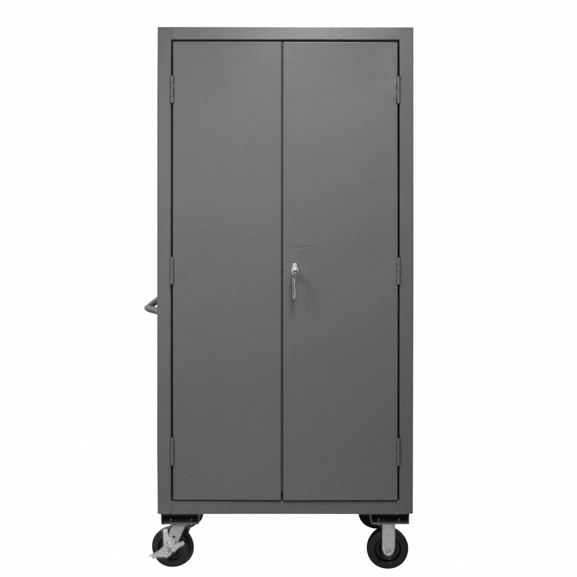 DURHAM MFG Bin 36 in x 24 in x 81 in, 2 Shelves, 12 Bins, Blue, Flush, Assembled, Gray