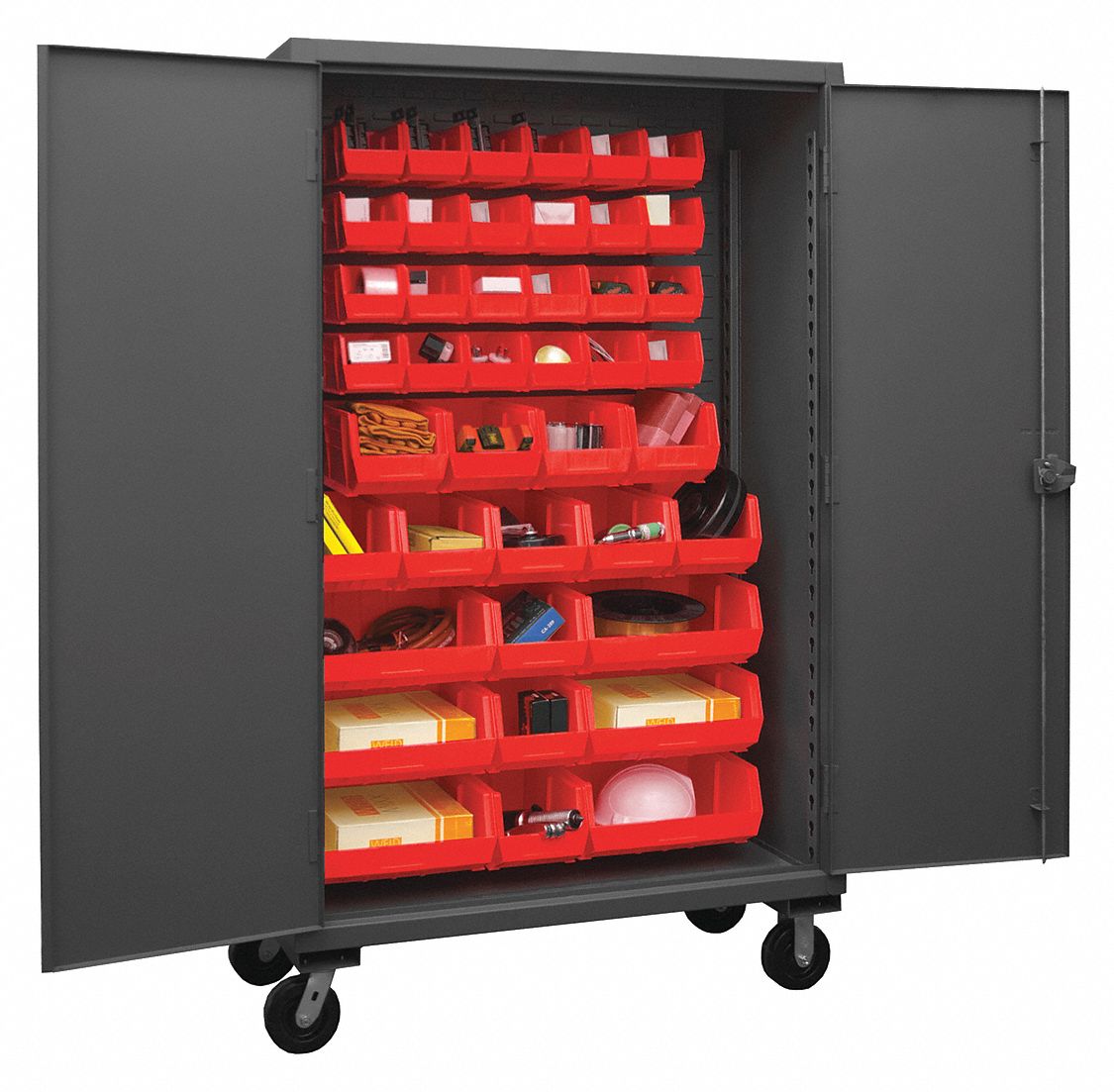 DURHAM MFG, 48 in x 24 in x 80 in, 0 Shelves, Bin 36EZ65