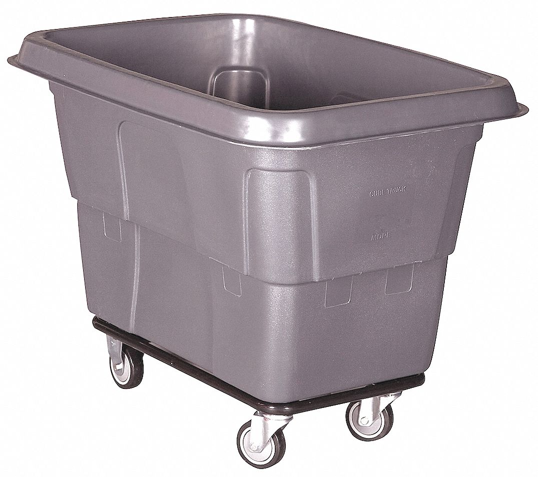 Cube Truck, Cubic Foot Capacity 16.0 cu ft, Gray Grainger
