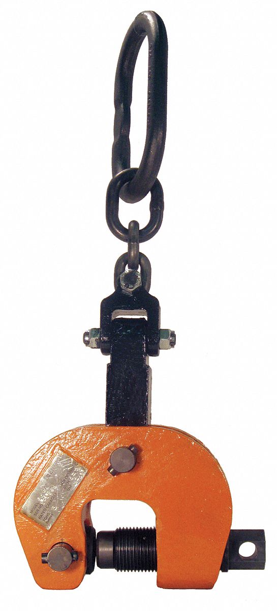 RENFROE Plate Clamp, Vertical Lift with Side Pull, 1,000 lb Safe