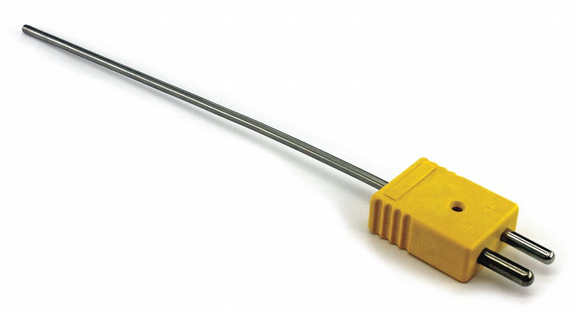 DAYTON Thermocouple Probe, Thermocouple Type K, Temp. Limit (Deg. F