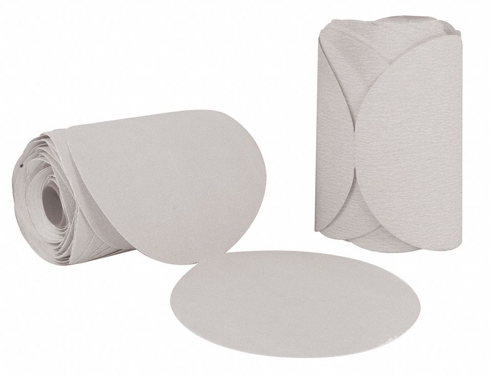 ARC ABRASIVES Sanding Disc Roll Coated, 180 Abrasive Grit, Fine