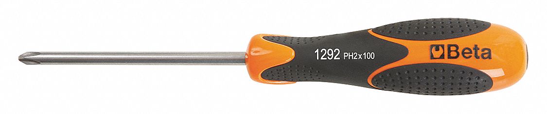 BETA 012920418 Screwdriver,Phillips,2x4",Round eBay