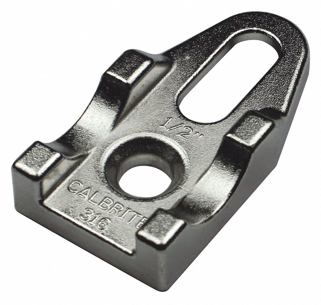 CALBRITE Conduit & Pipe Clamp with Back Spacer 1/2 in Trade Size, 316