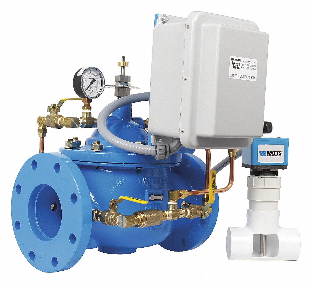 WATTS Flanged x Joint Flood Protection Solenoid Automatic Control Valve