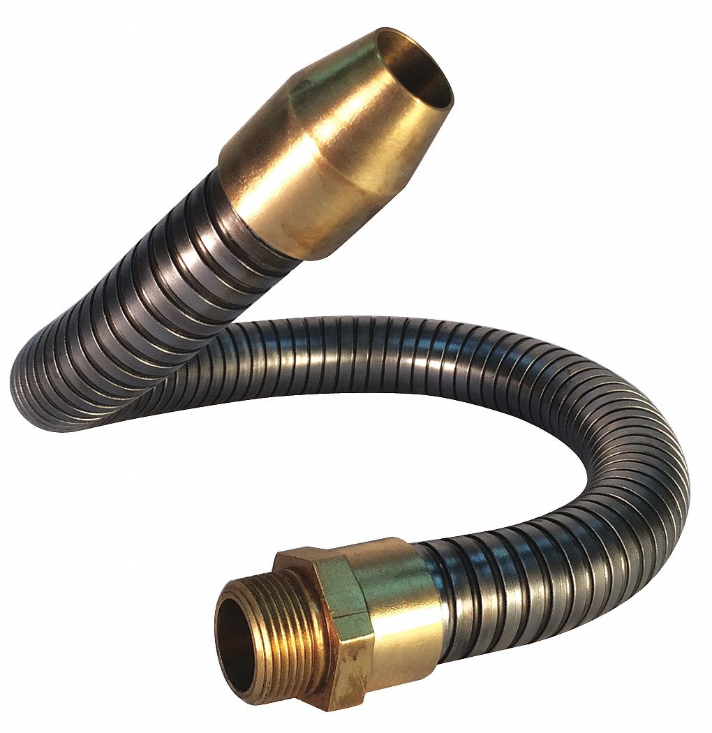 SEALFLEX 36 inL Steel Hose/Brass Fittings Coolant Hose, 3/4 in Pipe