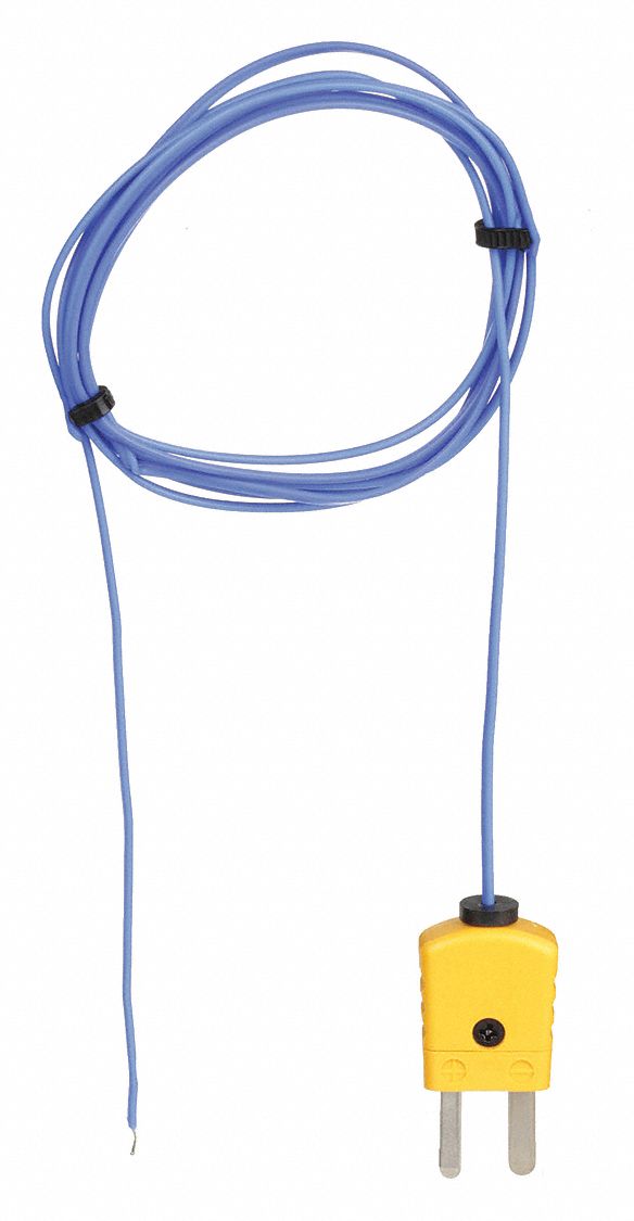 Thermocouple, Type K, Thermocouple Wire Probe 36JH35TP01 Grainger