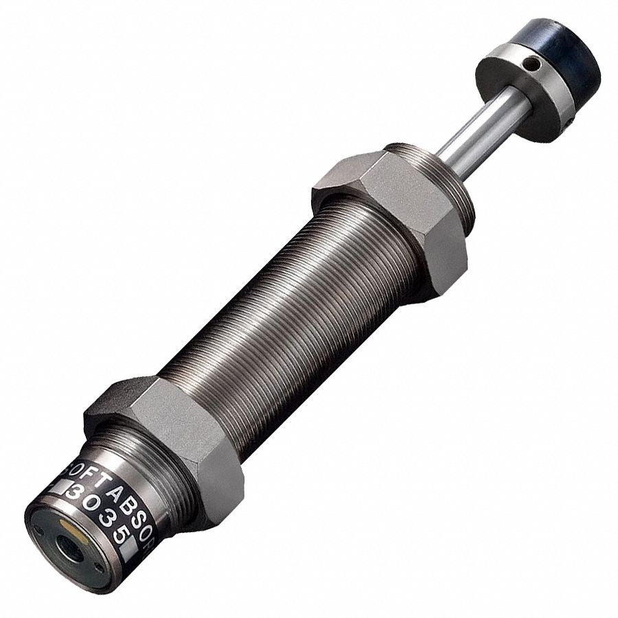BANSBACH Shock Absorber, Fixed, 10.5 lb Force, Steel, M30x1.5 Rod