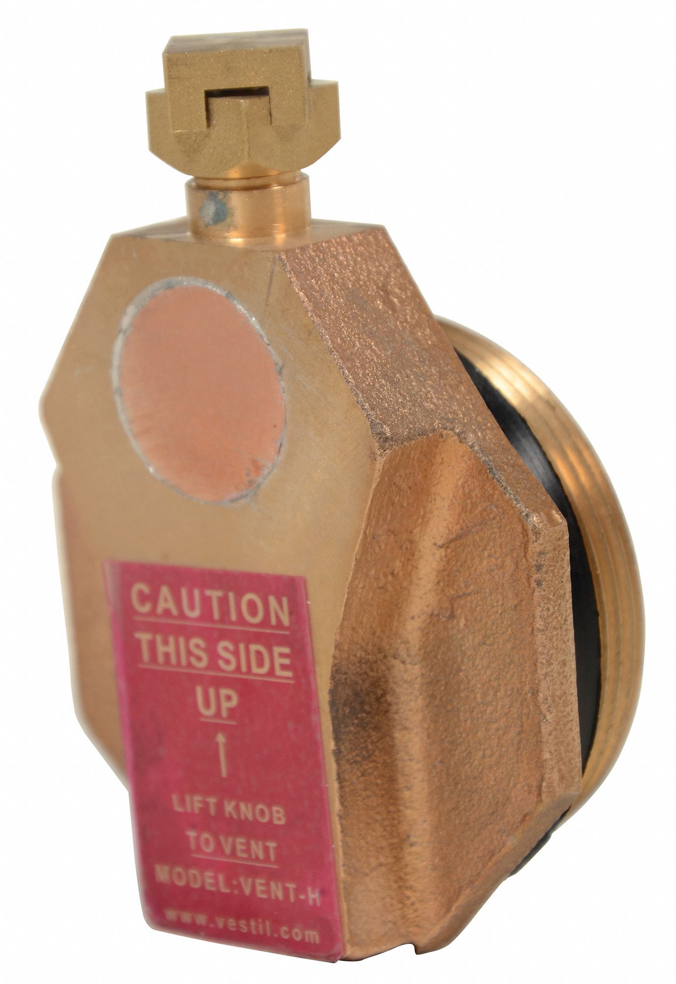 GRAINGER APPROVED Drum Safety Vent, Brass 36JP50VENTH Grainger