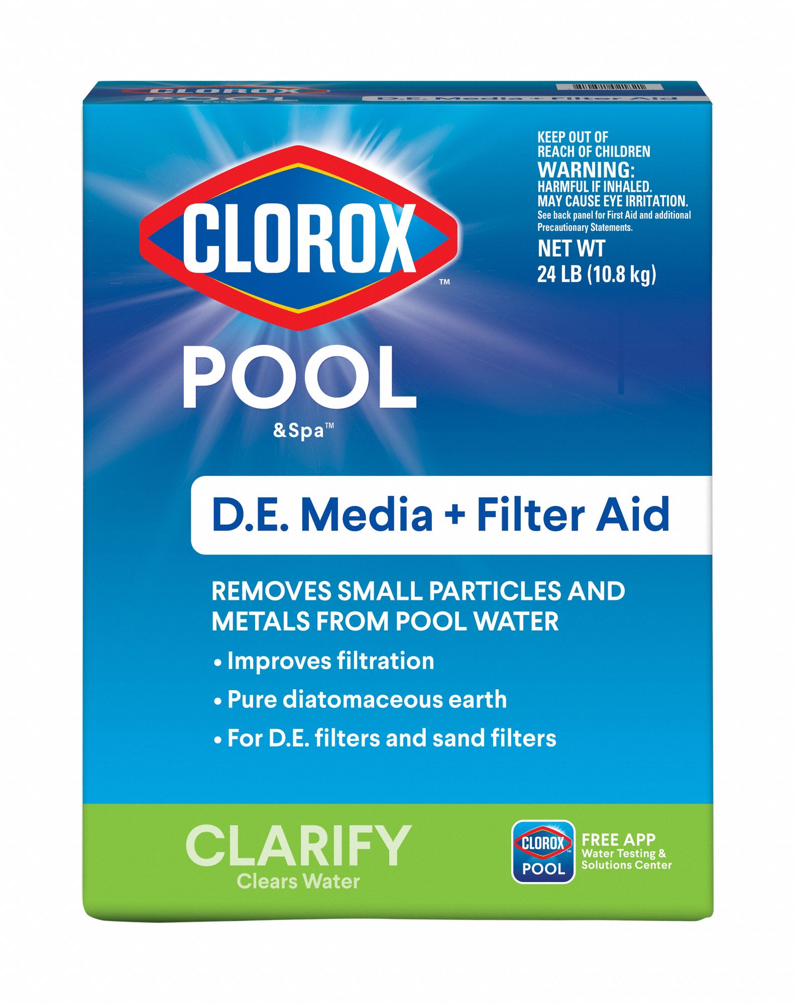 CLOROX POOL & SPA, Granular, Box, Filter Aid 36JT2850124CLX Grainger